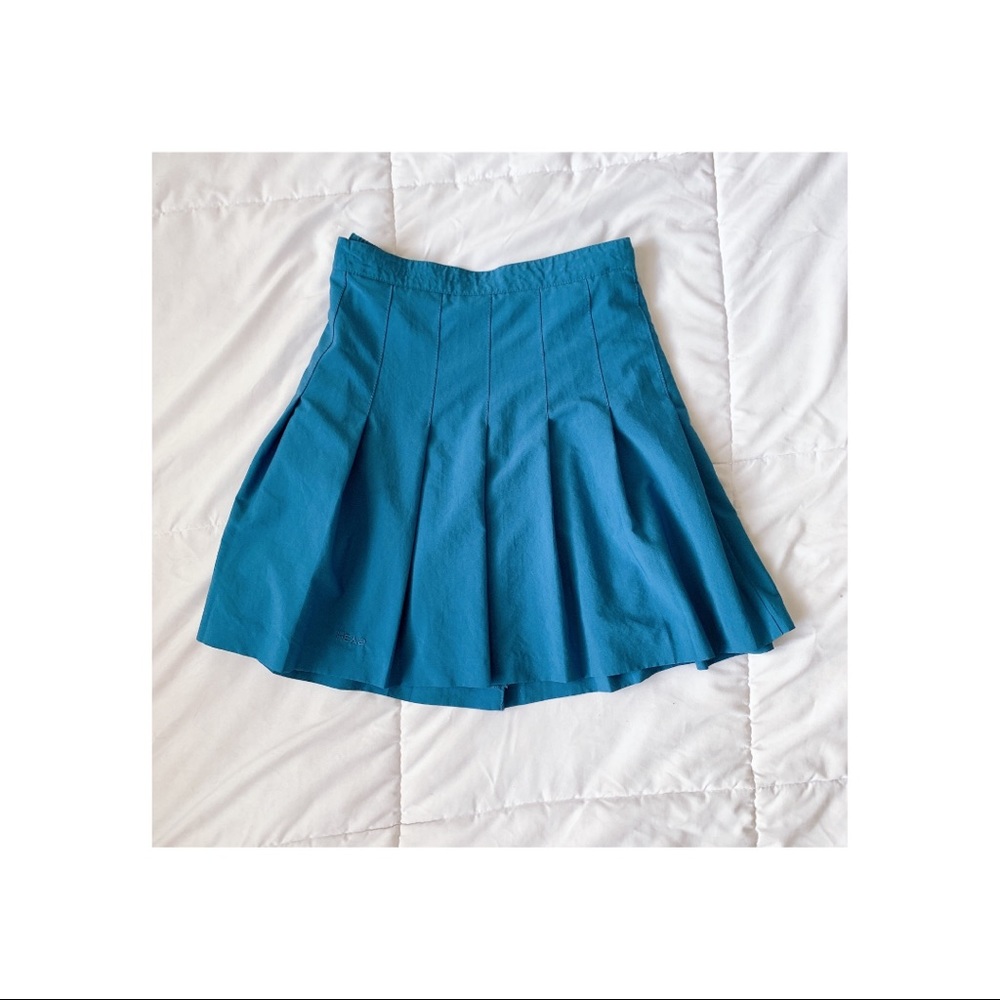 Blue Pleated Tennis skirt